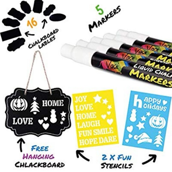 *NEW* Serving Table Lot - Cake servers, Mini Chalkboards, Liquid Chalk Markers - Picture 6 of 11